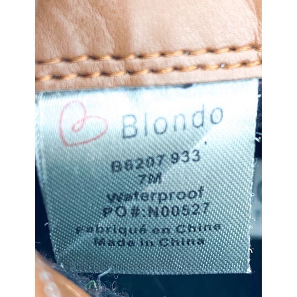 Blondo Women's Nova Waterproof Ankle Booties, Brown - Size 7M - Picture 12 of 12